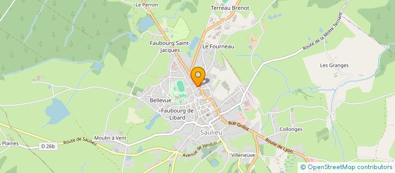localisation de l'entreprise SOCIETE BOURGUIGNONNE DE MATERIAUX à SAULIEU
