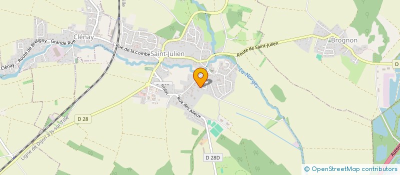 localisation de l'entreprise SOCIETE BOURGUIGNONNE DE SERVICES POUR L'AUTOMOBILE  SAINT-JULIEN