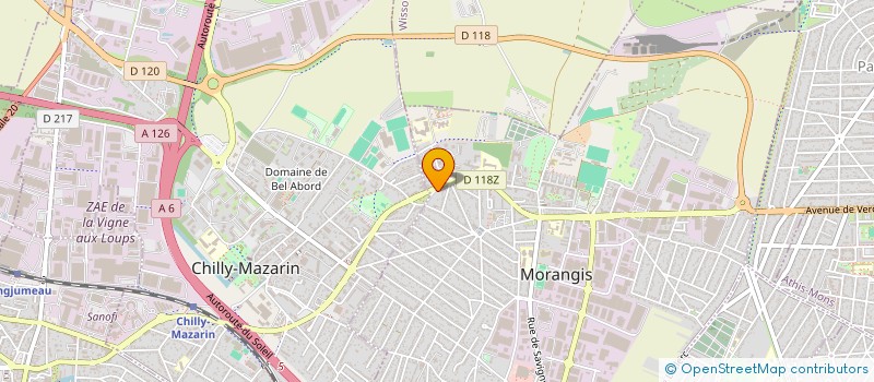 localisation de l'entreprise SOCIETE BOURLIER-MANUTENTION à MORANGIS