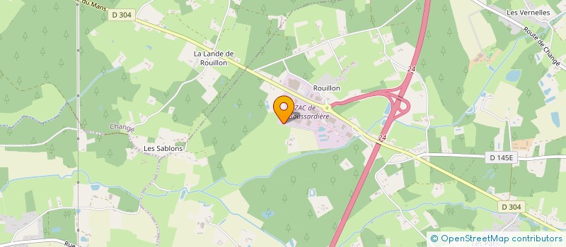 localisation de l'entreprise SOCIETE BOURNEUF  PARIGNE-L'EVEQUE