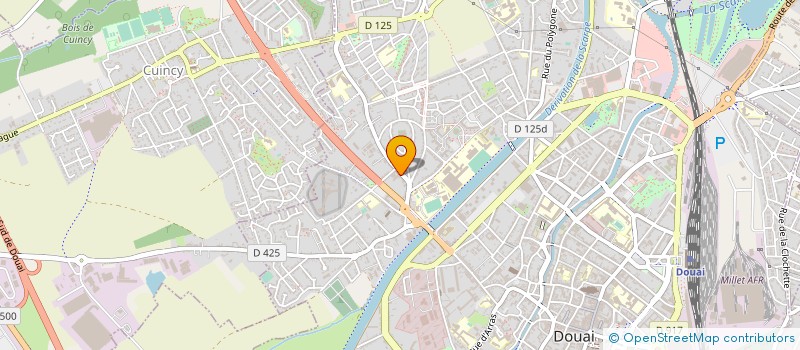 localisation de l'entreprise SOCIETE BOUSSARD à DOUAI
