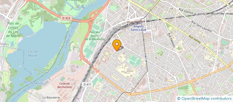 localisation de l'entreprise SOCIETE BRAM à ANGERS