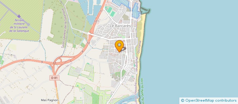 localisation de l'entreprise SOCIETE BRAMER HURET HOLDING  LE BARCARES