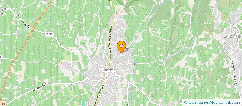 localisation de l'entreprise SOCIETE BRANCHU à CAROMB