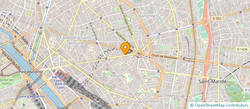 localisation de l'entreprise SOCIETE BRANCO  PARIS