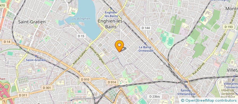 localisation de l'entreprise SOCIETE BRAND à ENGHIEN-LES-BAINS