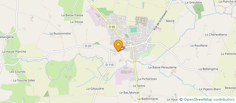 localisation de l'entreprise SOCIETE BRB à BAIS
