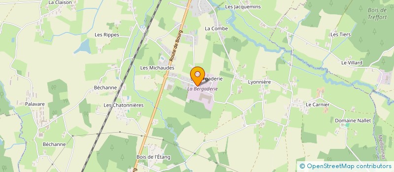localisation de l'entreprise SOCIETE BRESSANE DE MOULES ET OUTILLAGES à SAINT-ETIENNE-DU-BOIS