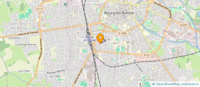 localisation de l'entreprise SOCIETE BRESSANE DE TRAITEMENT DES EAUX à BOURG-EN-BRESSE