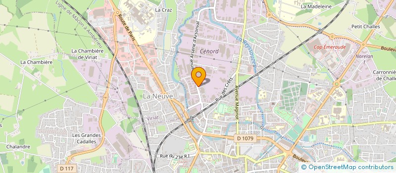 localisation de l'entreprise SOCIETE BRESSANE DE TRAVAUX PUBLICS à BOURG-EN-BRESSE