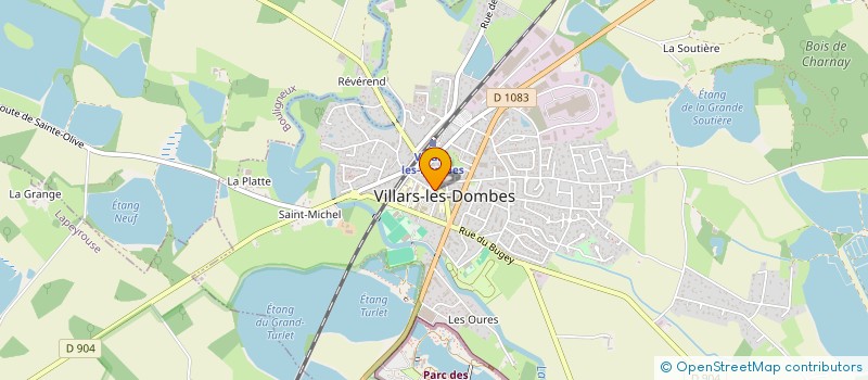 localisation de l'entreprise SOCIETE BRESSANNE DE TRACTION CONVOYAGE à VILLARS-LES-DOMBES