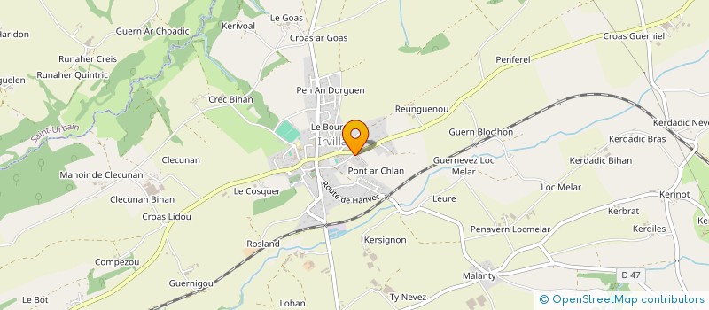 localisation de l'entreprise SOCIETE BRESTOISE DE CONSTRUCTION ET DE RAVALEMENT à IRVILLAC