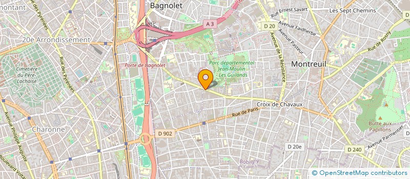 localisation de l'entreprise SOCIETE BRET OIL à MONTREUIL