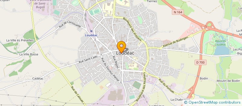 localisation de l'entreprise SOCIETE BRETAGNE ISOLATION à LOUDEAC