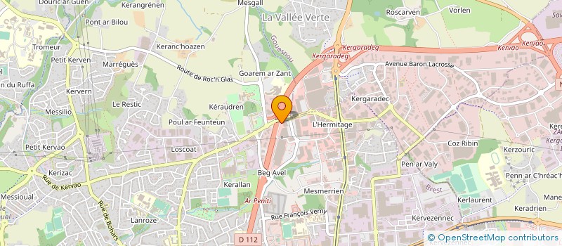 localisation de l'entreprise SOCIETE BRETONNE D HOTELLERIE à BREST