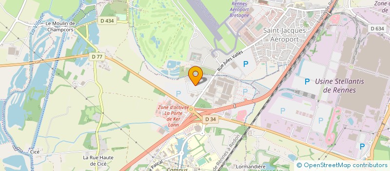 localisation de l'entreprise SOCIETE BRETONNE DE FORMATIONS  BRUZ