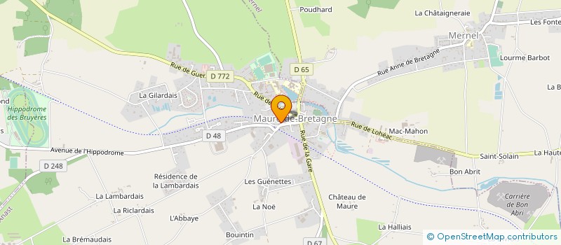localisation de l'entreprise SOCIETE BRETONNE TECHNIQUES SPATIALES à VAL D'ANAST