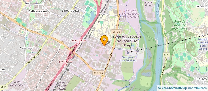 localisation de l'entreprise SOCIETE BRETONNET SERVICE OCCITANIE à TOULOUSE