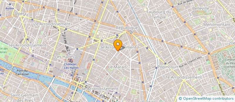 localisation de l'entreprise SOCIETE BREXOR à PARIS