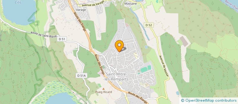 localisation de l'entreprise SOCIETE BRIATTE  SAINT-MITRE-LES-REMPARTS