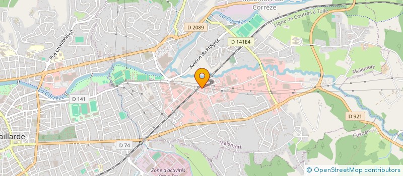 localisation de l'entreprise SOCIETE BRIVISTE ELECTRIQUE SO BEL à MALEMORT