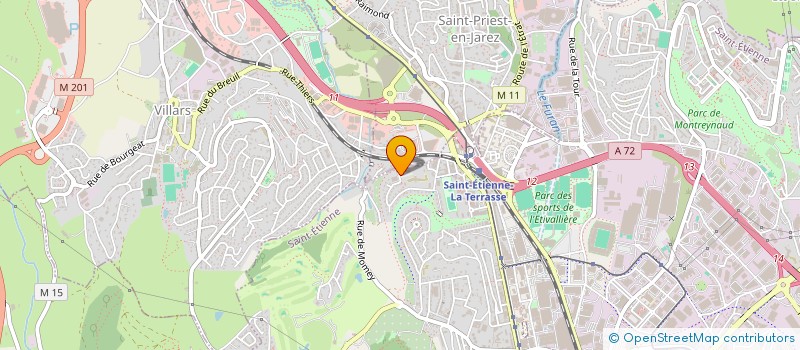 localisation de l'entreprise SOCIETE BRONDELLE ET JOLY à SAINT-ETIENNE