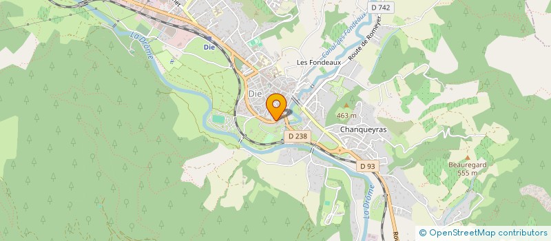 localisation de l'entreprise SOCIETE BUFFARDEL FRERES à DIE