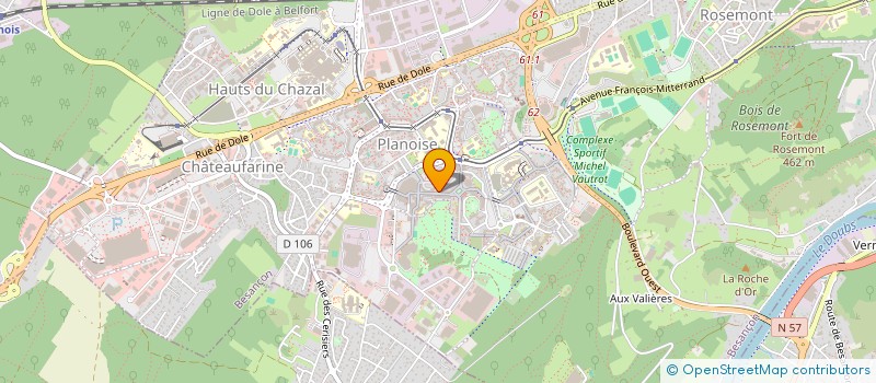 localisation de l'entreprise SOCIETE BUMPER  BESANCON
