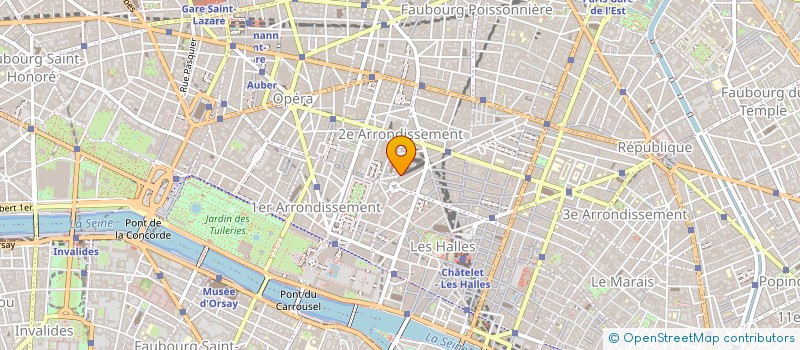 localisation de l'entreprise SOCIETE BURGER & CIE à PARIS