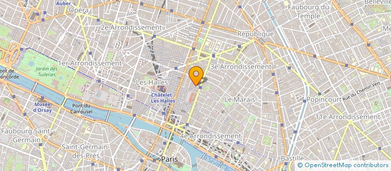 localisation de l'entreprise SOCIETE BUROGEST à PARIS