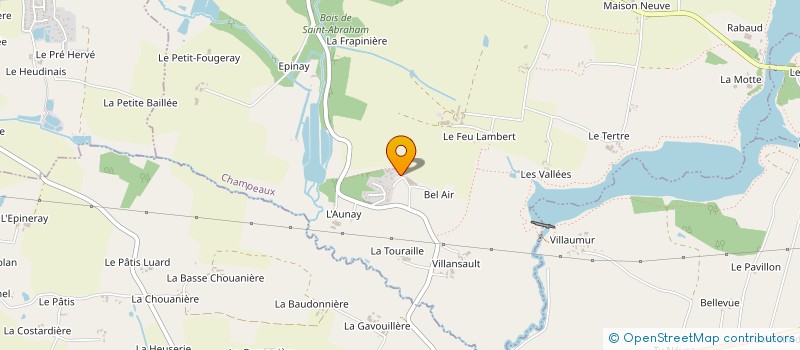 localisation de l'entreprise SOCIETE BUSSON à CHAMPEAUX