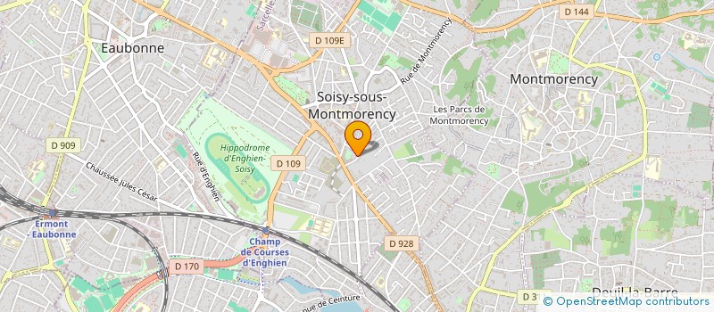 localisation de l'entreprise SOCIETE BV à SOISY-SOUS-MONTMORENCY