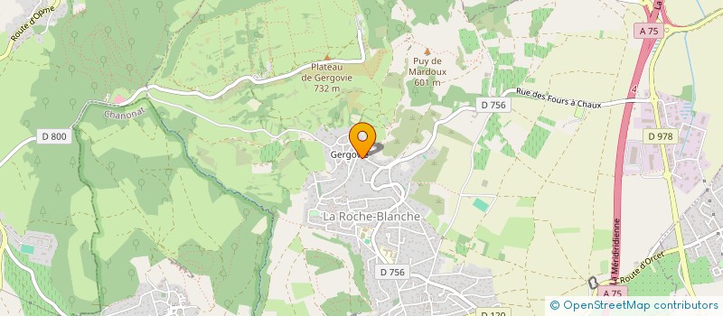 localisation de l'entreprise SOCIETE C.A.T.  LE CENDRE