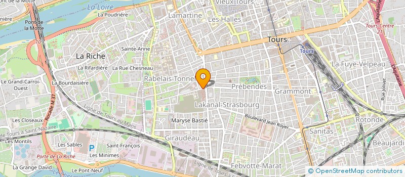 localisation de l'entreprise SOCIETE C.B.M à TOURS
