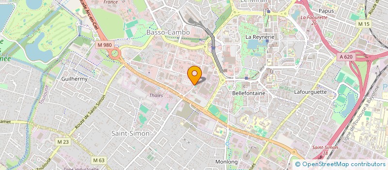 localisation de l'entreprise SOCIETE C.I  TOULOUSE