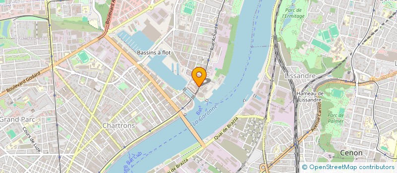 localisation de l'entreprise SOCIETE C MUZAC à BORDEAUX