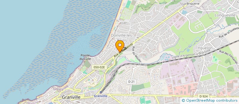 localisation de l'entreprise SOCIETE CAB INFIRMIER ROGERIE POINARD JACQUET GUILLON  DONVILLE-LES-BAINS