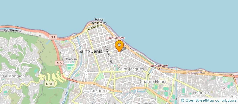 localisation de l'entreprise SOCIETE CADJEE REPRESENTATION à SAINT DENIS