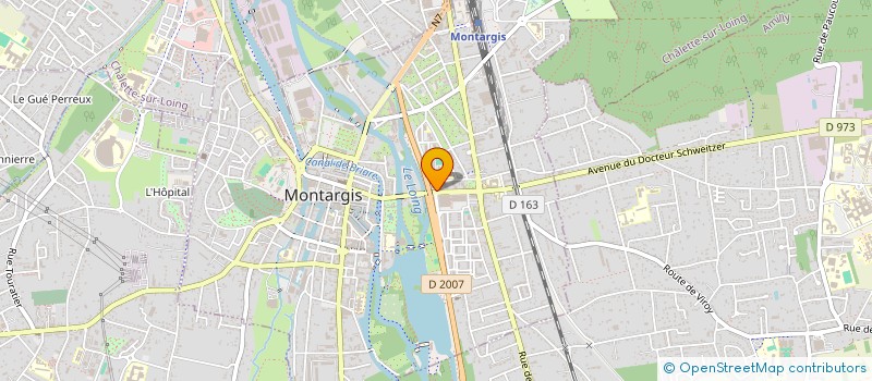 localisation de l'entreprise SOCIETE CADO JEUX à MONTARGIS