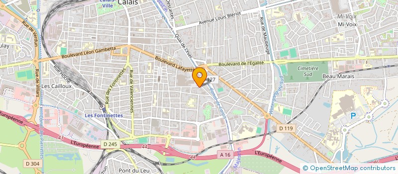 localisation de l'entreprise SOCIETE CALAISIENNE D'INVESTISSEMENT  CUCQ