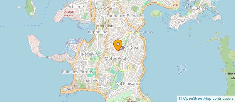 localisation de l'entreprise SOCIETE CALEDONIENNE D'INSULINOTHERAPIE à NOUMEA