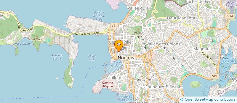 localisation de l'entreprise SOCIETE CALEDONIENNE DE TRAVAUX MARITIMES à NOUMEA