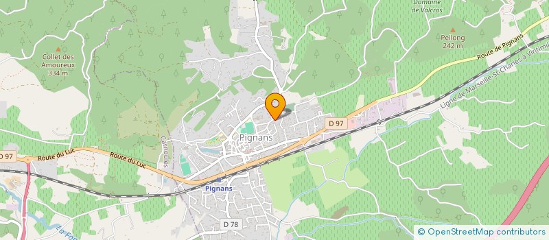 localisation de l'entreprise SOCIETE CALIFA  PIGNANS