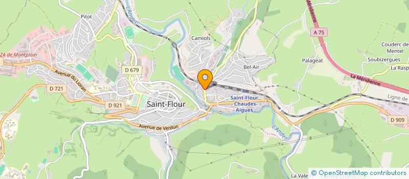 localisation de l'entreprise SOCIETE CALMELS PETITFOUR à SAINT-FLOUR