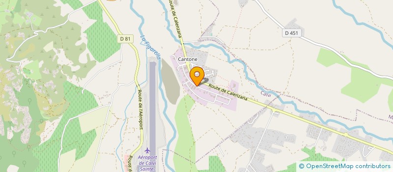 localisation de l'entreprise SOCIETE CALVAISE DE FERMETURES à CALVI