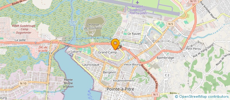 localisation de l'entreprise SOCIETE CAMP PUCE à LES ABYMES