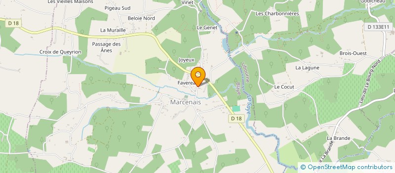 localisation de l'entreprise SOCIETE CAMUS à MARCENAIS