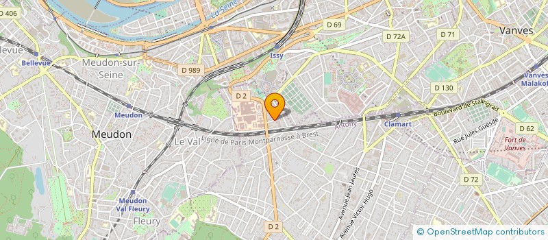 localisation de l'entreprise SOCIETE CAMUS  CLAMART