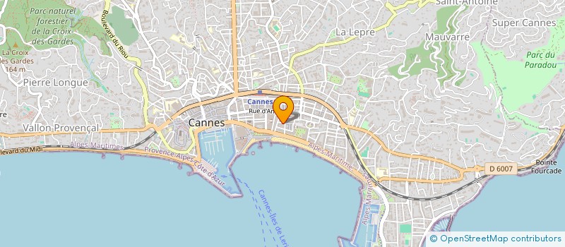 localisation de l'entreprise SOCIETE CANNOISE DE D'AUTO LOCATION  CANNES