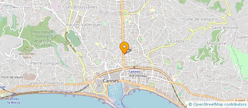 localisation de l'entreprise SOCIETE CANNOISE DE PARFUMERIE à CANNES